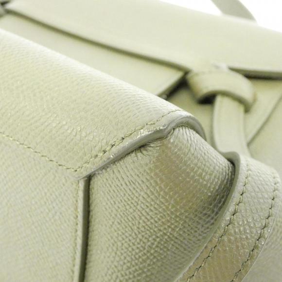 CELINE Nano Belt Handbag 189003ZVA Black Grained Calfskin Gold Hardware - Picture 3 of 7